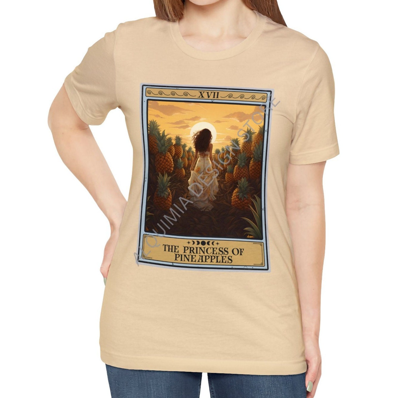 The Princess Of Pineapples Tarot Card Shirt, Pineapple