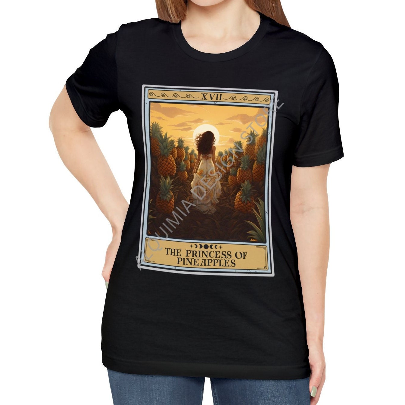 The Princess Of Pineapples Tarot Card Shirt, Pineapple