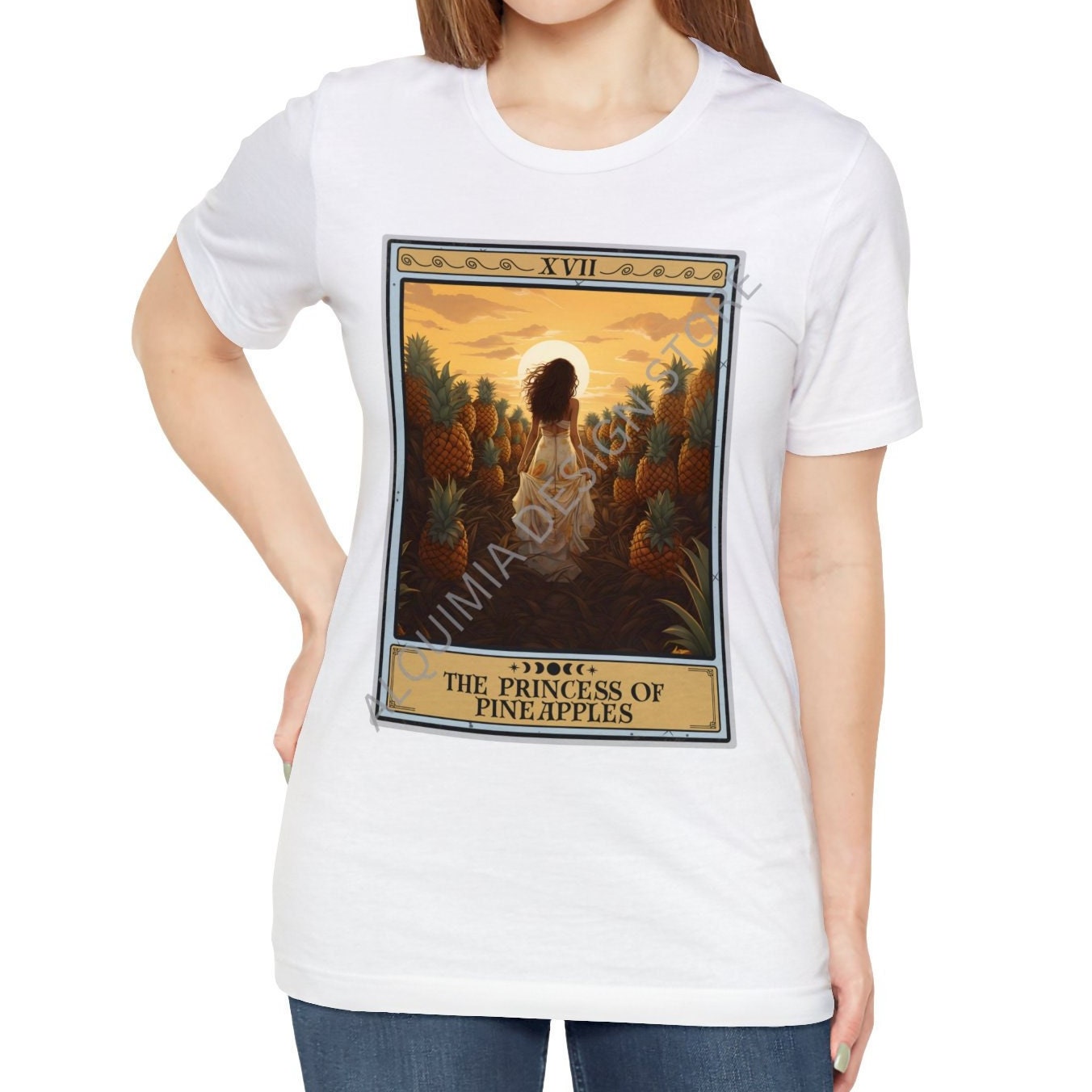 The Princess Of Pineapples Tarot Card Shirt, Pineapple