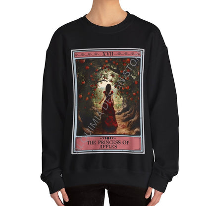 The Princess of Apples Tarot Card Sweatshirt