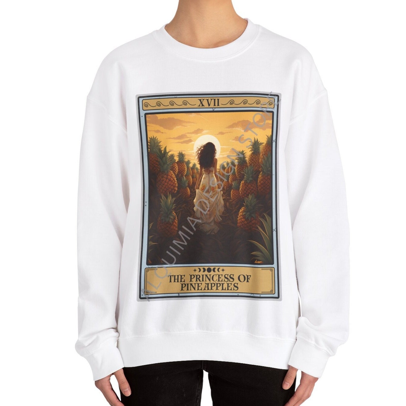 The Princess of Pineapples Tarot Card Shirt, Pineapple