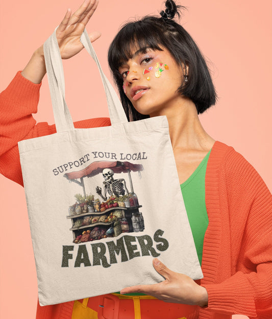 Farmers Market Tote Bag 15" x 16"