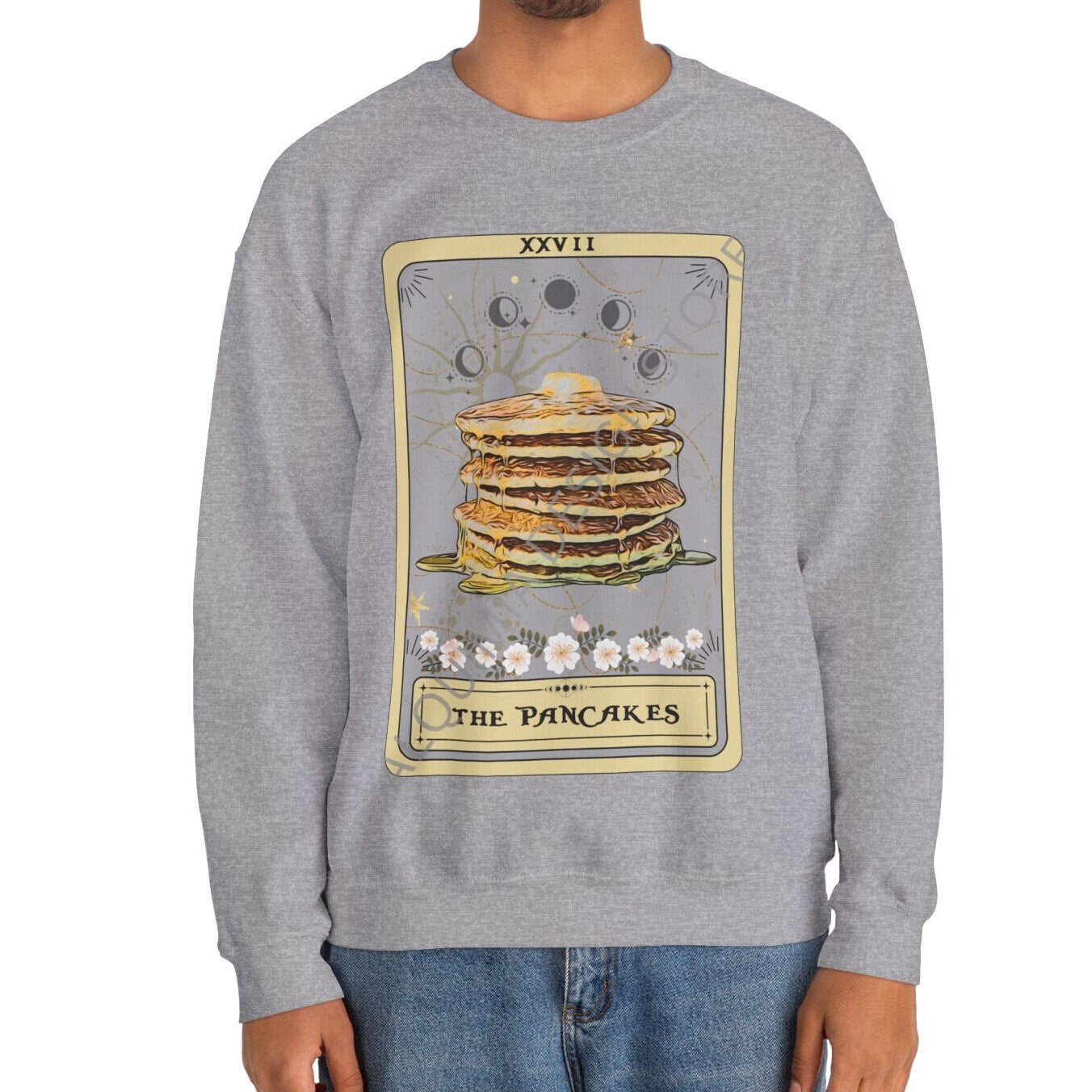 The Pancakes Tarot Card Sweatshirt, Breakfast