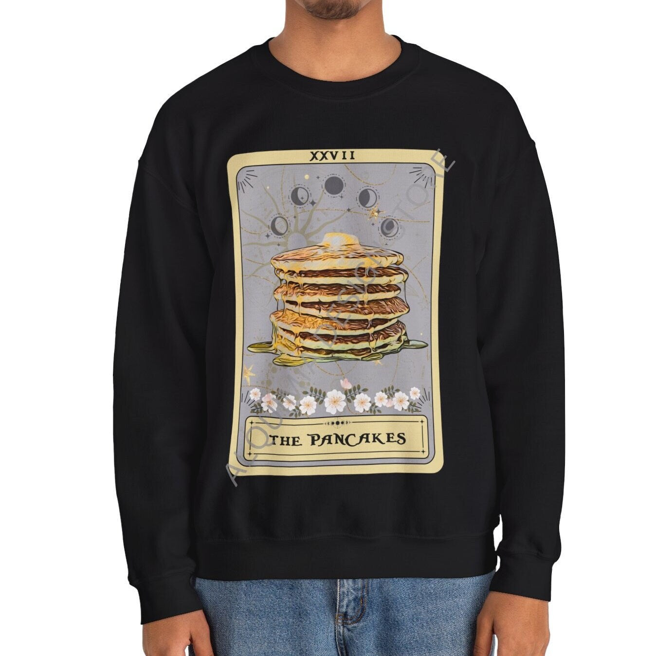 The Pancakes Tarot Card Sweatshirt, Breakfast