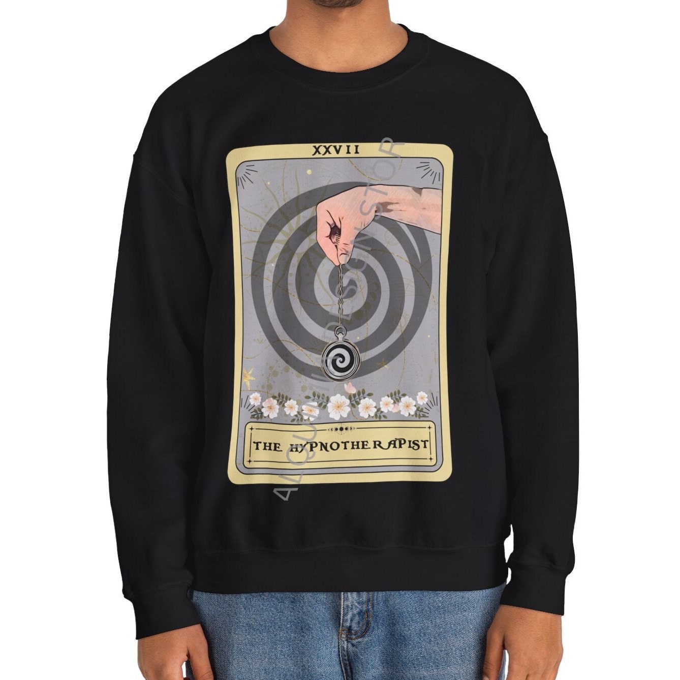 The Hypnotherapist Tarot Card Sweatshirt