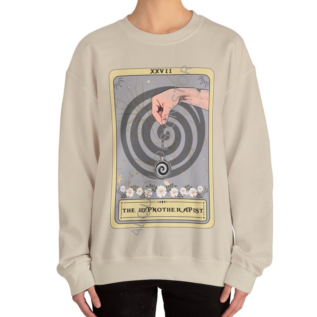 The Hypnotherapist Tarot Card Sweatshirt