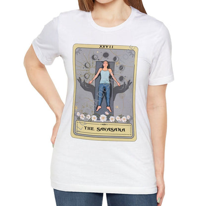 The Savasana Tarot Card Shirt, Yoga Pose