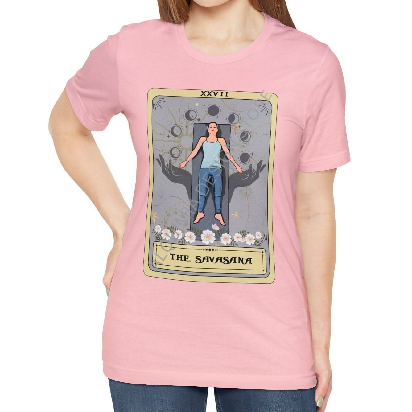 The Savasana Tarot Card Shirt, Yoga Pose