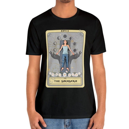 The Savasana Tarot Card Shirt, Yoga Pose