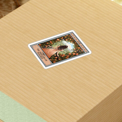 The Princess of Peaches Tarot Card Sticker,  3" x 4"