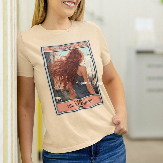 The Redhead Tarot Card Shirt, Red Hair