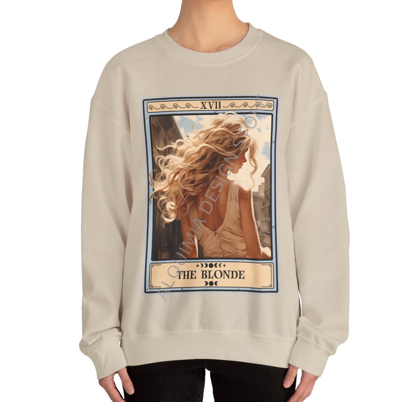 The Blonde Tarot Card Sweatshirt