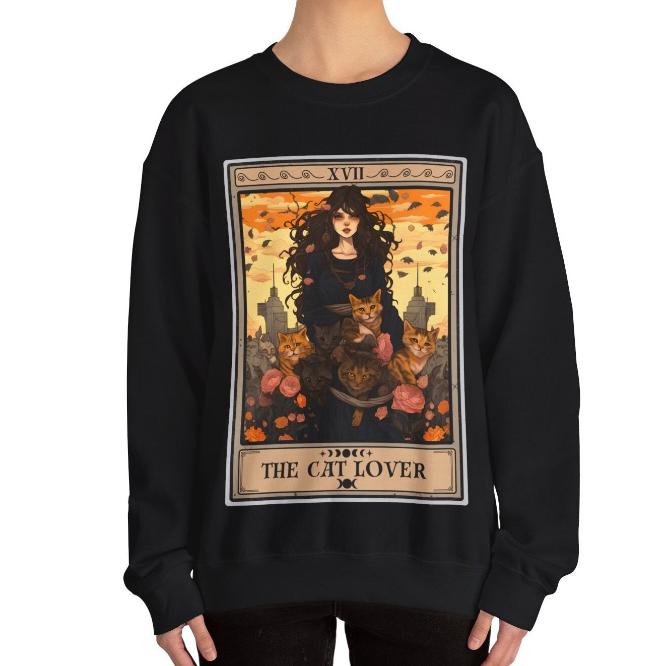 The Cat Lover Tarot Card Sweatshirt