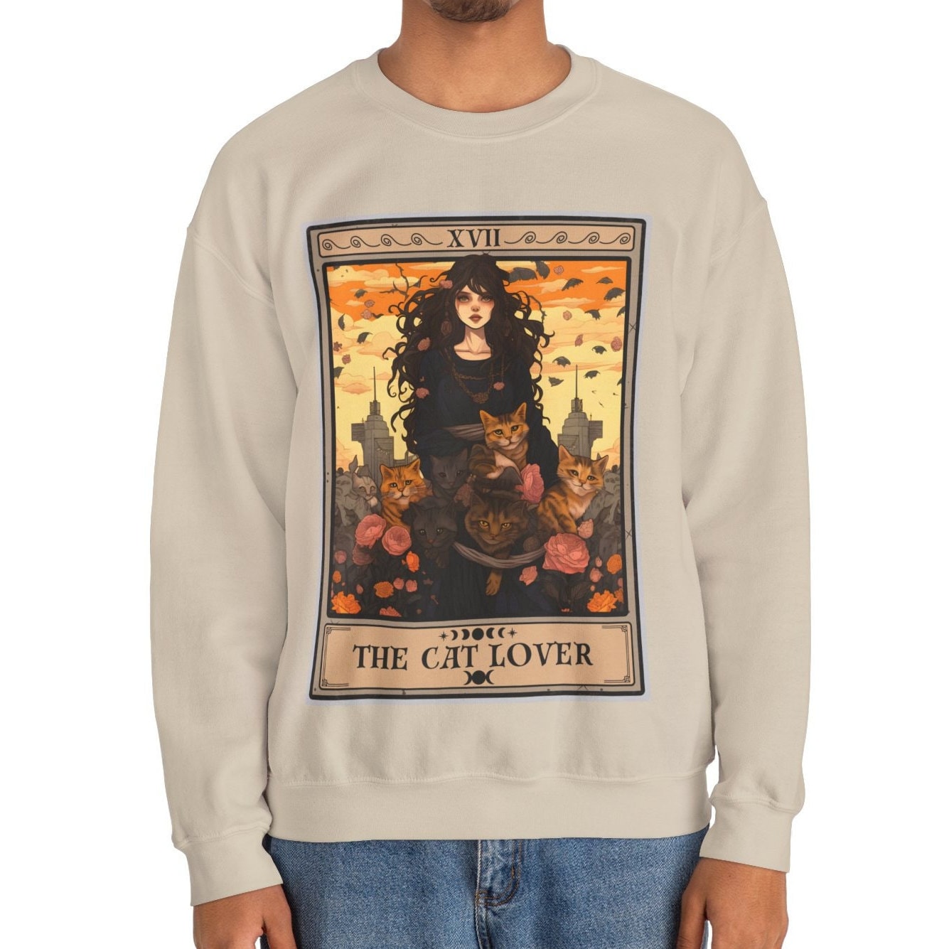 The Cat Lover Tarot Card Sweatshirt