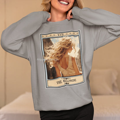 The Blonde Tarot Card Sweatshirt