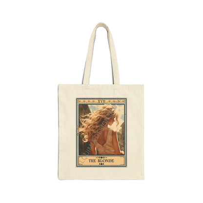 The Blonde Tarot Card Tote Bag, 15" x 16"