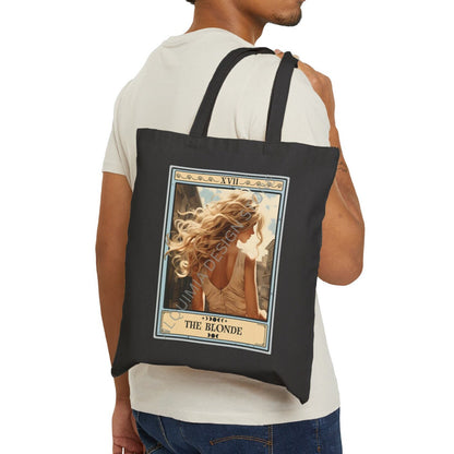 The Blonde Tarot Card Tote Bag, 15" x 16"