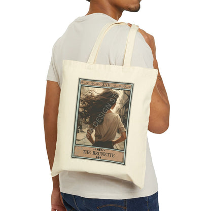 The Brunette Tarot Card Tote Bag 15" x 16"