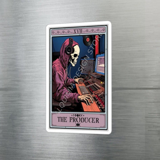 The Producer Tarot Card Sticker 3" x 4"
