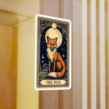 The Fox Tarot Card Sticker 3" x 4"