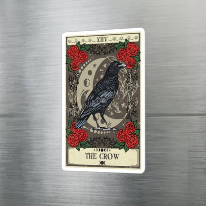 The Crow Tarot Card Sticker 3" x 4"
