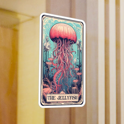 The Jellyfish Tarot Card Sticker 3" x 4"