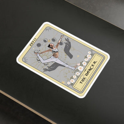 The Dancer Tarot Card Sticker 3" x 4" Yoga Sticker