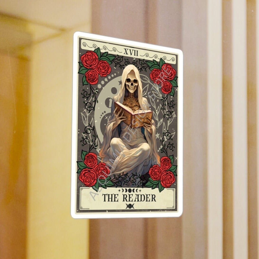 The Reader Tarot Card Sticker 3" x 4"