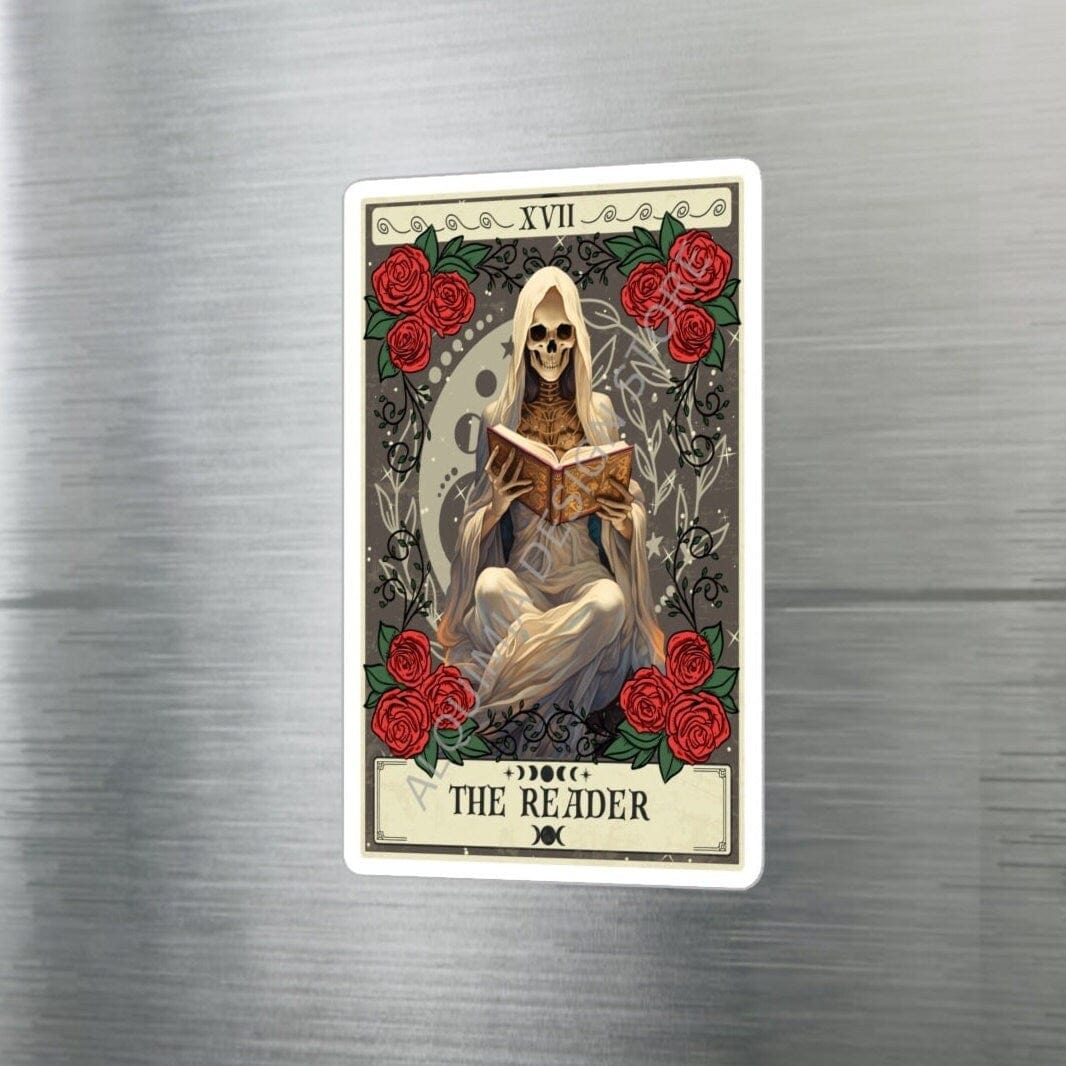 The Reader Tarot Card Sticker 3" x 4"