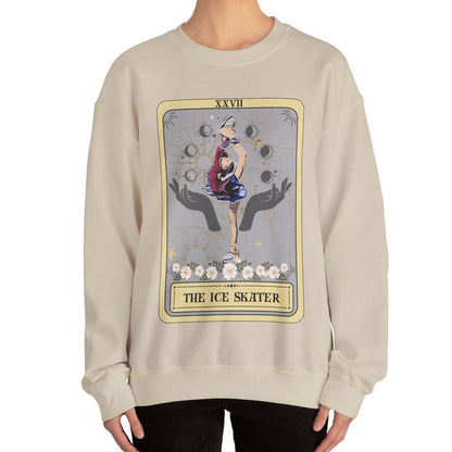 The Ice Skater Tarot Card Sweatshirt