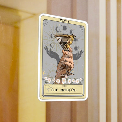 The Martini Tarot Card Sticker 3" x 4"