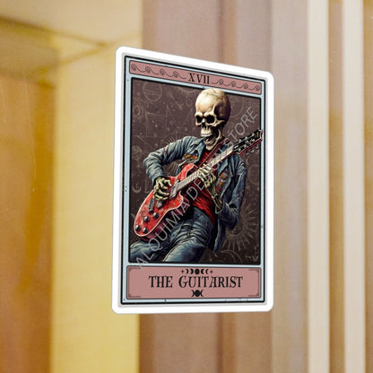 The Guitarist Tarot Card Sticker 3" x 4"