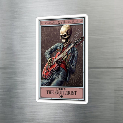 The Guitarist Tarot Card Sticker 3" x 4"