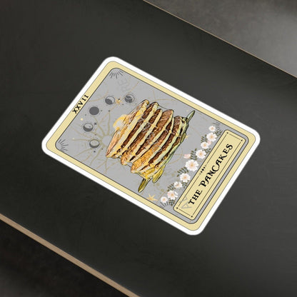 The Pancakes Tarot Card Sticker 3" x 4" Breakfast