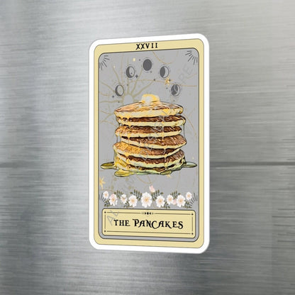 The Pancakes Tarot Card Sticker 3" x 4" Breakfast