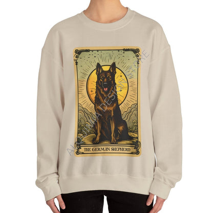 The German Shepherd Dog Tarot Card Sweatshirt