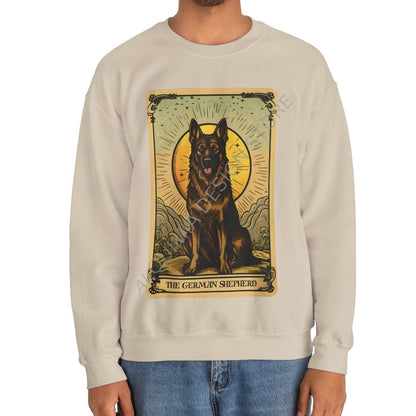 The German Shepherd Dog Tarot Card Sweatshirt