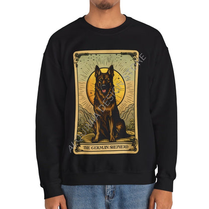 The German Shepherd Dog Tarot Card Sweatshirt