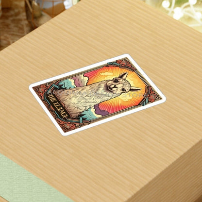 The Llama Tarot Card Sticker 3" x 4"