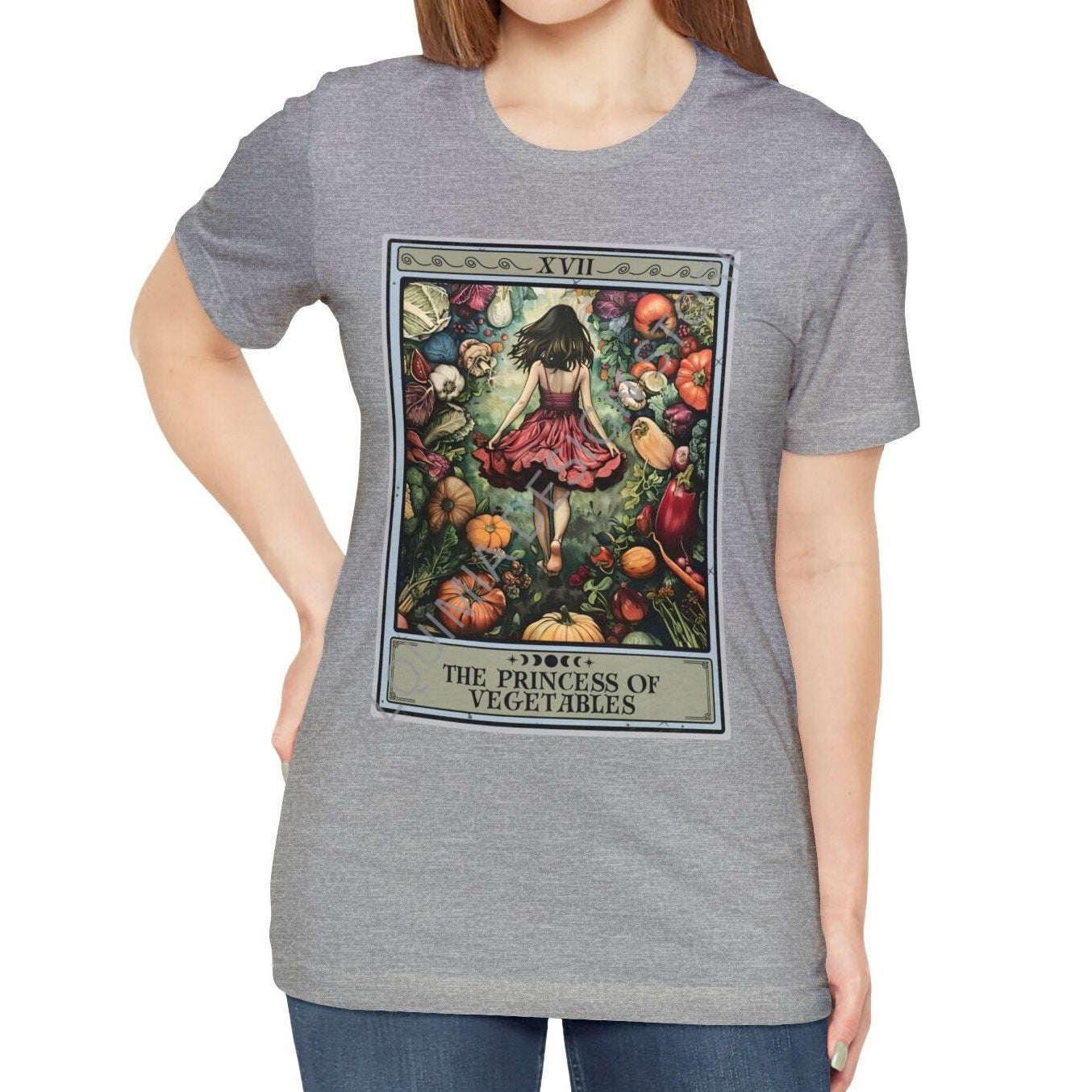 The Princess of Vegetables Tarot Card Shirt, Vegan Vegetarian