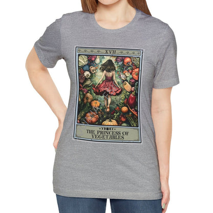 The Princess of Vegetables Tarot Card Shirt, Vegan Vegetarian