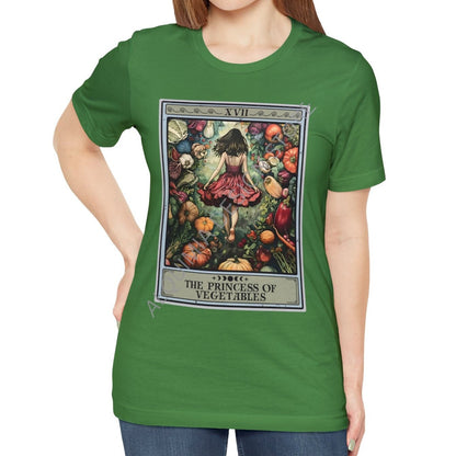 The Princess of Vegetables Tarot Card Shirt, Vegan Vegetarian
