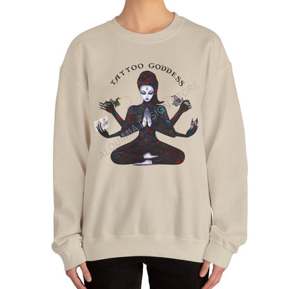 Tattoo Goddess Sweatshirt, Tattoo Artist