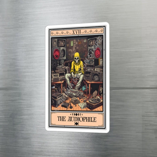 The Audiophile Tarot Card Sticker 3" x 4"