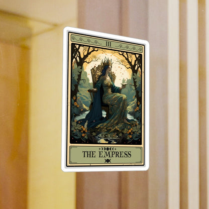 The Empress Tarot Card Sticker, 3" x 4"