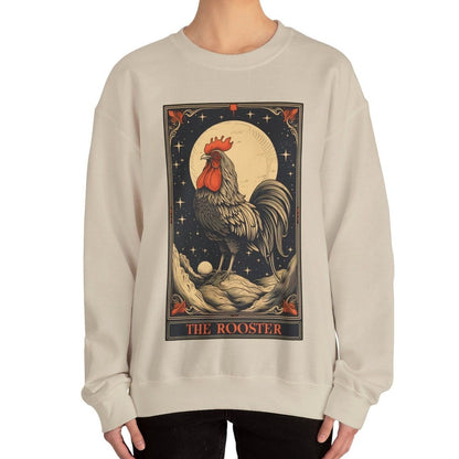 The Rooster Tarot Card Sweatshirt, Chicken Lover