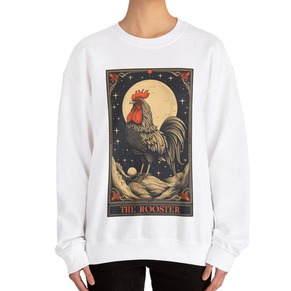 The Rooster Tarot Card Sweatshirt, Chicken Lover