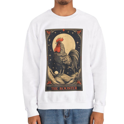 The Rooster Tarot Card Sweatshirt, Chicken Lover