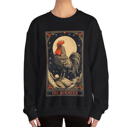 The Rooster Tarot Card Sweatshirt, Chicken Lover