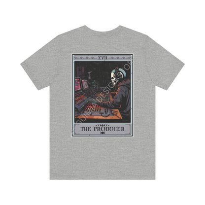The Producer Tarot Card Shirt BACK PRINT Music Producer Recording Studio